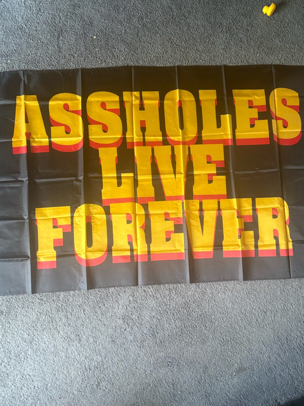 NIP Assholes Live Forever 3' x 5' Flag
